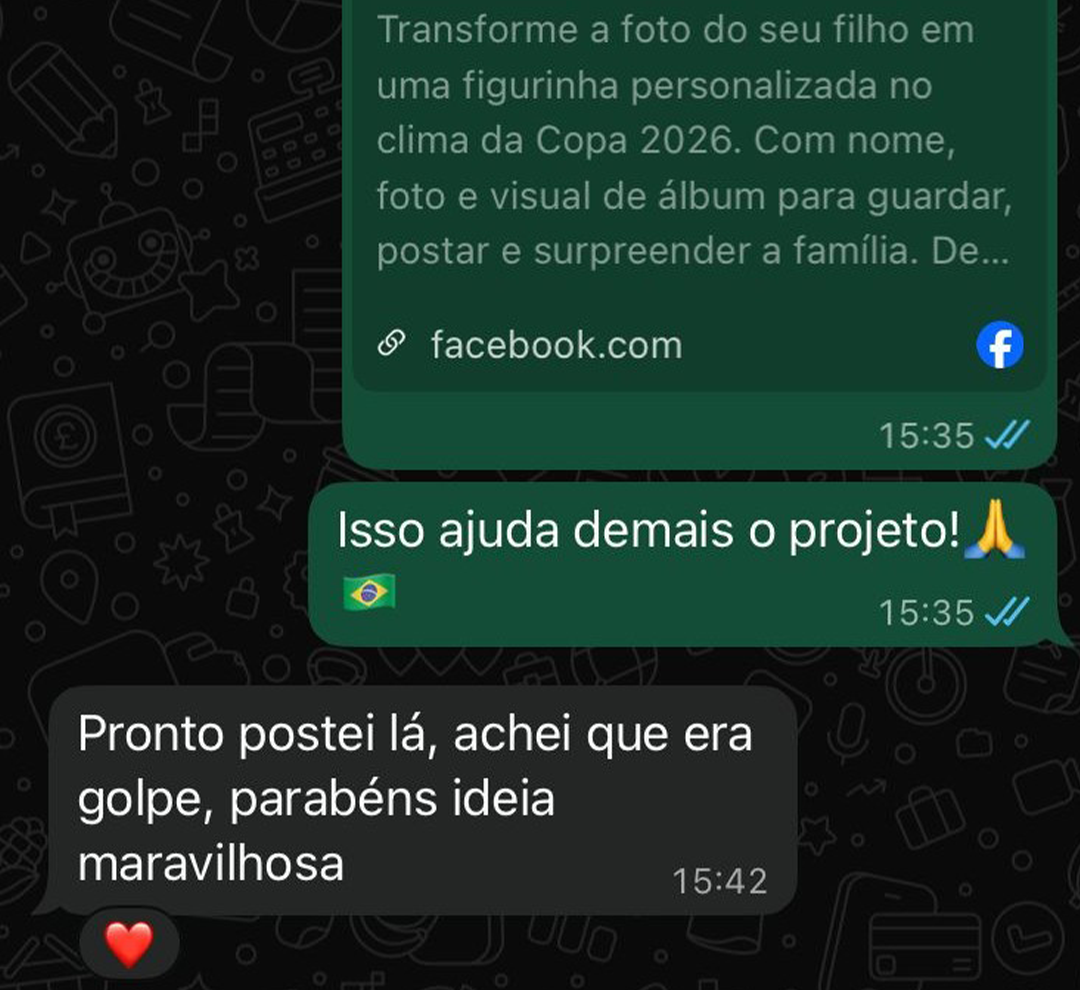 Depoimento de cliente satisfeito