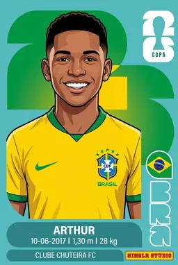 Figurinha de Arthur