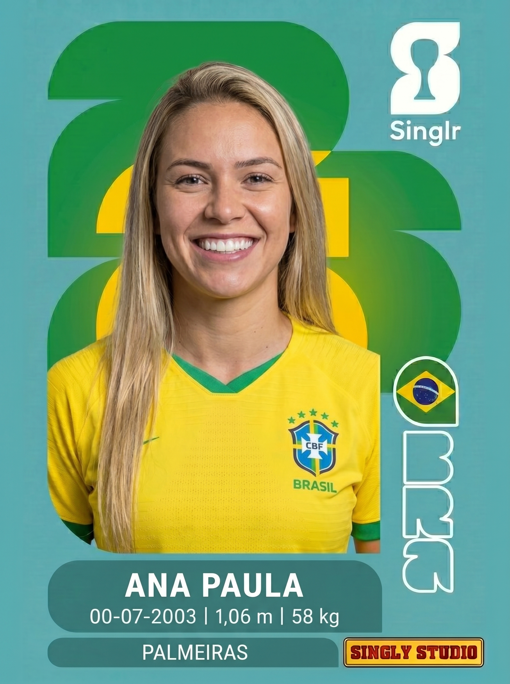 Figurinha personalizada da Copa do Mundo